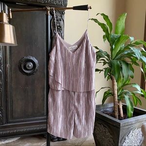 Molly Green Romper Silver/Champagne Size Small
